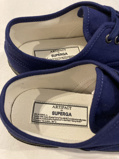 【新品未使用】SUPERGA ARTIFACT ネイビー 43（27.5センチ）