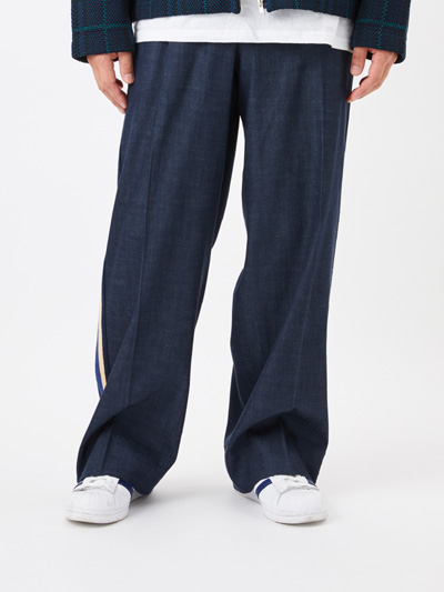 COOHEM (コーヘン) 20-204-012 KNIT SIDELINE PANTS *NAVY