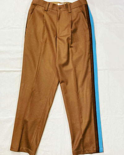COOHEM (コーヘン) 20-204-012 KNIT SIDELINE PANTS *NAVY *CAMEL