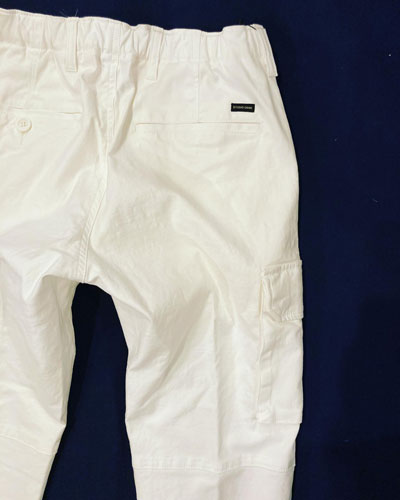 STUDIO ORIBE (スタジオオリベ) FC02 FRENCH CARGO PANTS/フレンチカーゴパンツ *WHITE