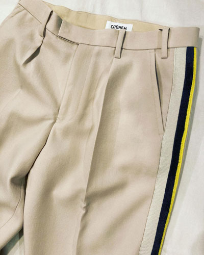 COOHEM (コーヘン) 13-214-009 KNIT SIDELINE KARSEY PANTS