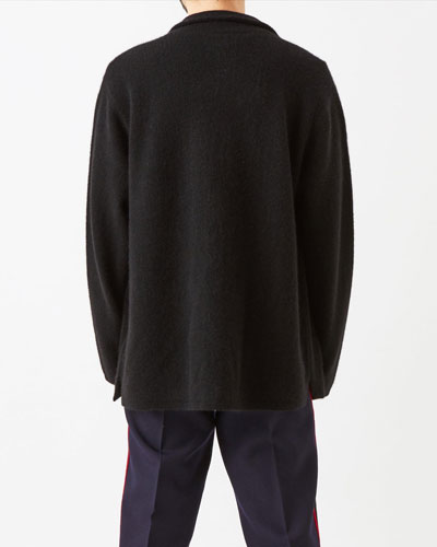 COOHEM (コーヘン) 13-214-032 CASHMERE STRIPE SHIRT / カシミヤ 