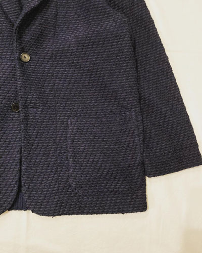 COOHEM (コーヘン) 13-222-017 SPRING TWILL TWEED JACKET / ツイルツイード ニットジャケット