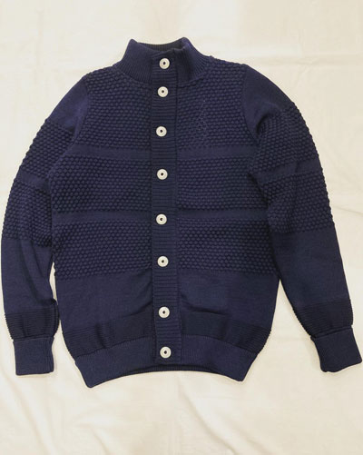 S.N.S. HERNING (エスエヌエスハーニング) Fisherman's knit Bubble