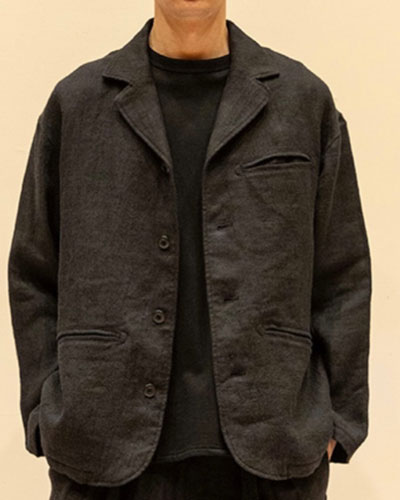 Jackman (ジャックマン) / JM8311 Flannel Jacket　リネン×ウール フランネル ジャケット