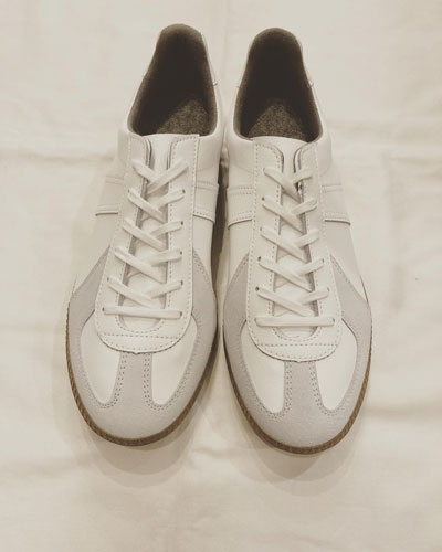 GERMAN TRAINER ジャーマントレーナー 1183 【Made in Czech Repubric / チェコ製】メンズ・レディース  WHITE