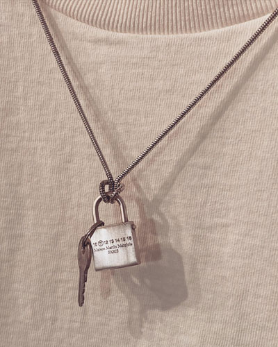 Maison Martin Margiela メゾンマルタンマルジェラ Padlock Necklace ...