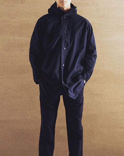 Jackman (ジャックマン) / JM8372 Back Nep Hoody Coat バック