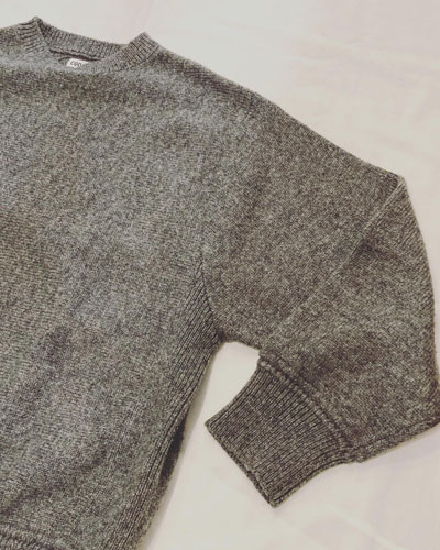 COOHEM (コーヘン) 13-234-011 WOOL REVERSE KNIT PULLOVER