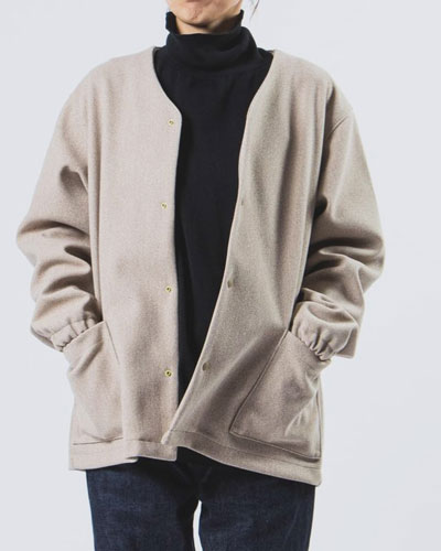 DELICIOUS (デリシャス) DC3513 Melton Cardigan / メルトン カーディガン