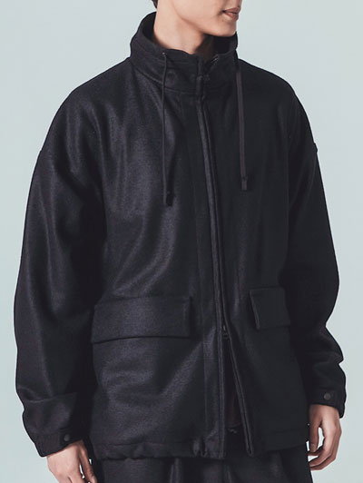 Jackman (ジャックマン) JM8596 Comp Wool Stand Neck Jacket / コンプ